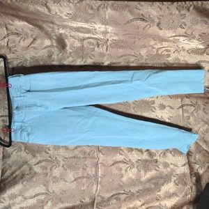 Pale mint jeans